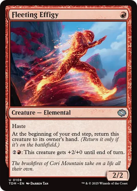 Fleeting Effigy, Tarkir: Dragonstorm — Magic: The Gathering card