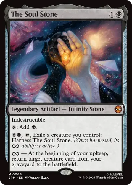 The Soul Stone, Marvel's Spider-Man — Magic: The Gathering card