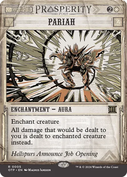 Pariah, Breaking News — Magic: The Gathering card