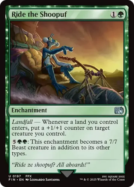 Ride the Shoopuf, Final Fantasy — Magic: The Gathering card