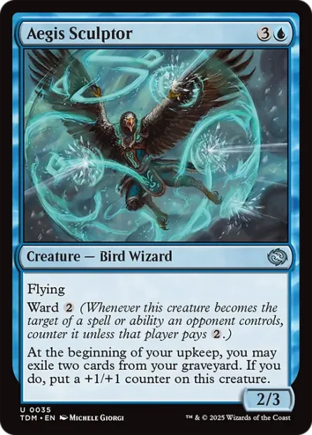 Aegis Sculptor, Tarkir: Dragonstorm — Magic: The Gathering card