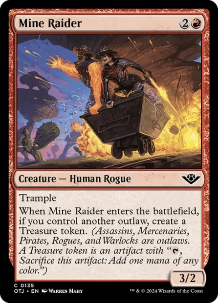 Mine Raider, Outlaws of Thunder Junction — Magic: The Gathering card