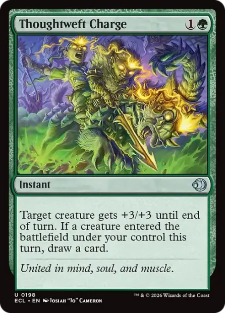 Thoughtweft Charge, Lorwyn Eclipsed — Magic: The Gathering card