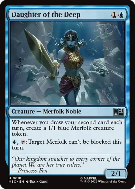 Daughter of the Deep, Marvel Super Heroes Commander — Magic: The Gathering card