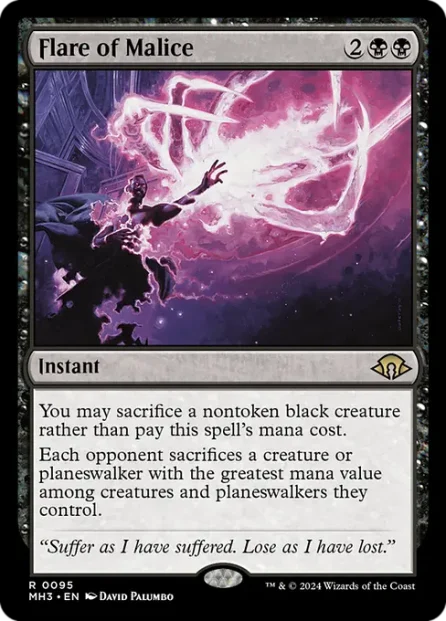 Flare of Malice, Modern Horizons 3 — Magic: The Gathering card