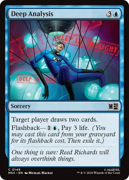 Deep Analysis, Marvel Super Heroes Commander — Magic: The Gathering card
