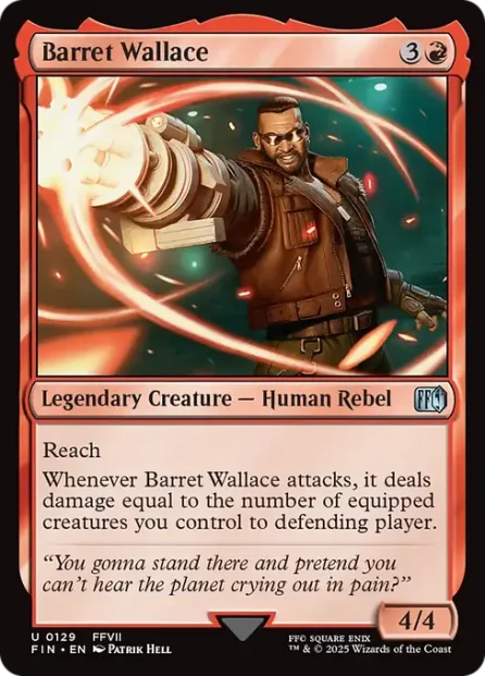 Barret Wallace, Final Fantasy — Magic: The Gathering card