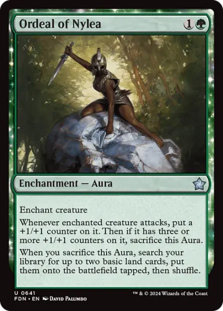 Ordeal of Nylea, Foundations — Magic: The Gathering card