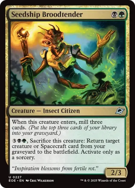 Seedship Broodtender, Edge of Eternities — Magic: The Gathering card