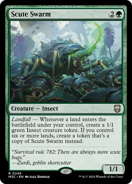 Scute Swarm, Modern Horizons 3 Commander — Magic: The Gathering card