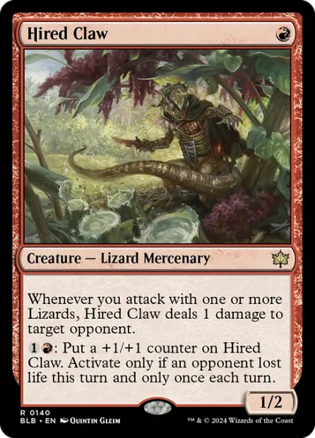 Hired Claw, Bloomburrow — Magic: The Gathering card
