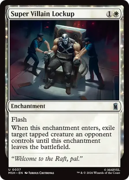 Super Villain Lockup, Marvel Super Heroes — Magic: The Gathering card
