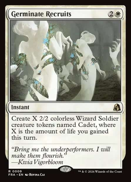 Germinate Recruits, Reality Fracture — Magic: The Gathering card