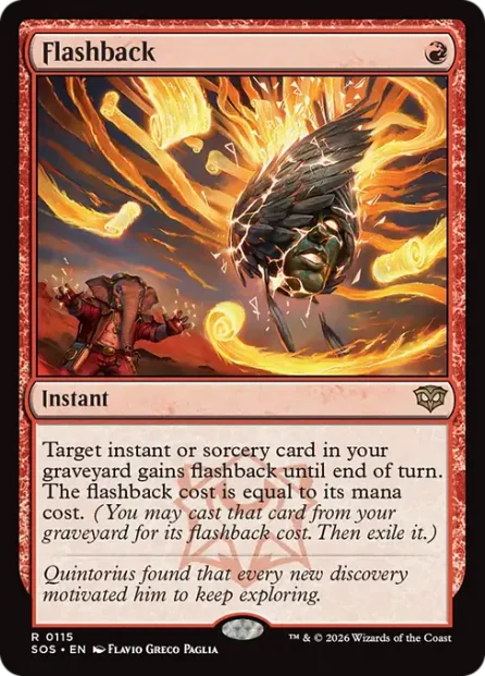 Flashback, Secrets of Strixhaven — Magic: The Gathering card
