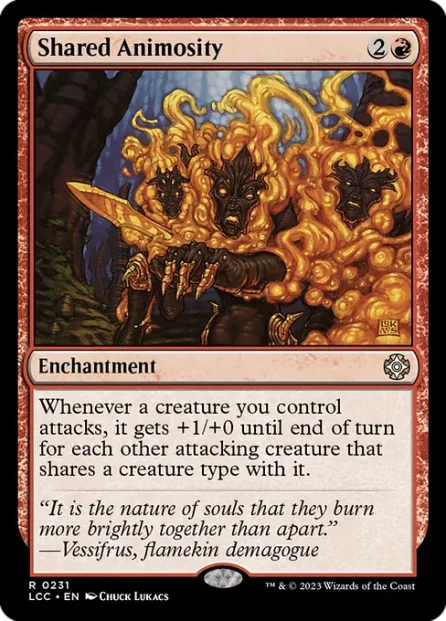 Shared Animosity, The Lost Caverns of Ixalan Commander — Magic: The Gathering card