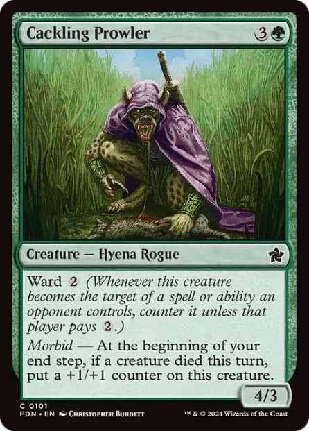 Cackling Prowler, Foundations — Magic: The Gathering card