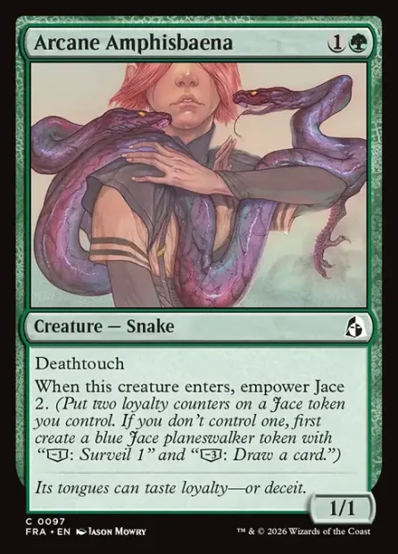 Arcane Amphisbaena, Reality Fracture — Magic: The Gathering card