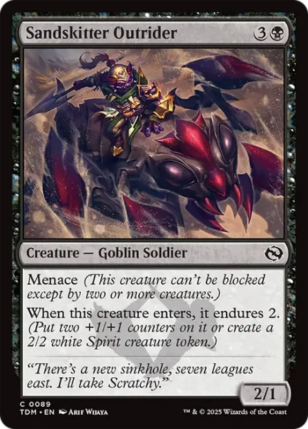 Sandskitter Outrider, Tarkir: Dragonstorm — Magic: The Gathering card