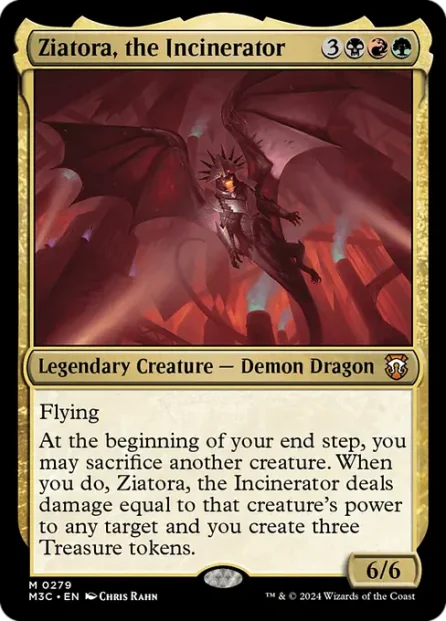 Ziatora, the Incinerator, Modern Horizons 3 Commander — Magic: The Gathering card