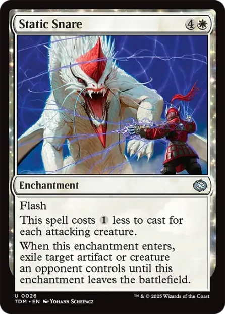 Static Snare, Tarkir: Dragonstorm — Magic: The Gathering card