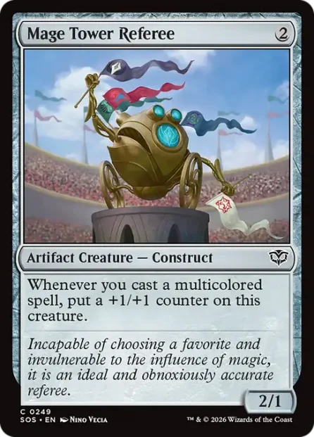 Mage Tower Referee, Secrets of Strixhaven — Magic: The Gathering card