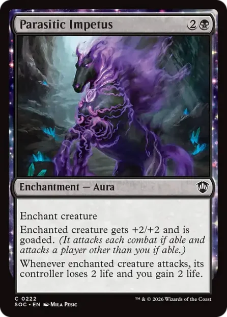 Parasitic Impetus, Secrets of Strixhaven Commander — Magic: The Gathering card