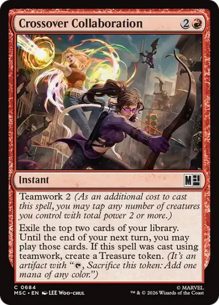 Crossover Collaboration, Marvel Super Heroes Commander — Magic: The Gathering card