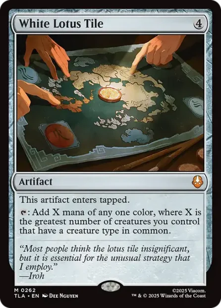 White Lotus Tile, Avatar: The Last Airbender — Magic: The Gathering card