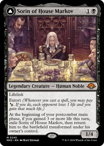 Sorin of House Markov // Sorin, Ravenous Neonate, Modern Horizons 3 — Magic: The Gathering card