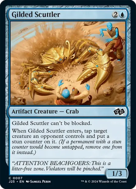 Gilded Scuttler, Foundations Jumpstart — Magic: The Gathering card