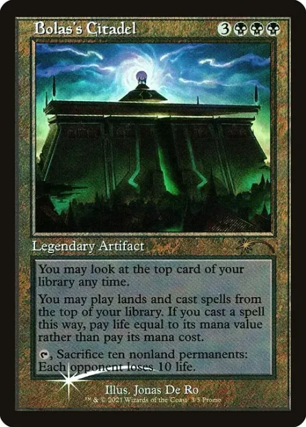 Bolas's Citadel, Love Your LGS 2021, foil — Magic: The Gathering card