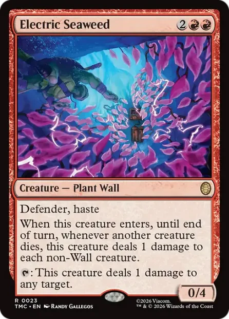 Electric Seaweed, Teenage Mutant Ninja Turtles Eternal — Magic: The Gathering card
