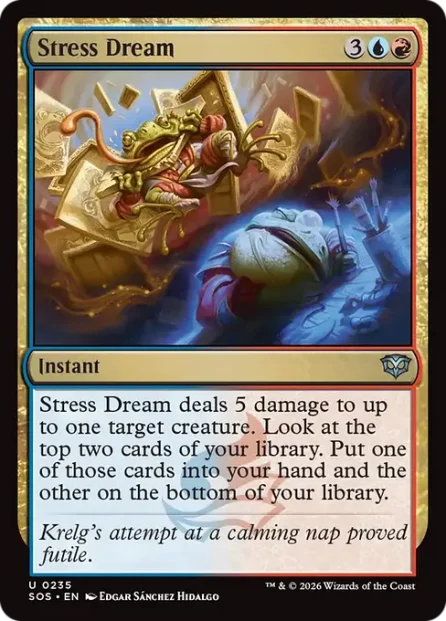 Stress Dream, Secrets of Strixhaven — Magic: The Gathering card