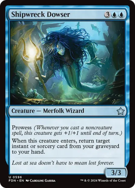 Shipwreck Dowser, Foundations — Magic: The Gathering card