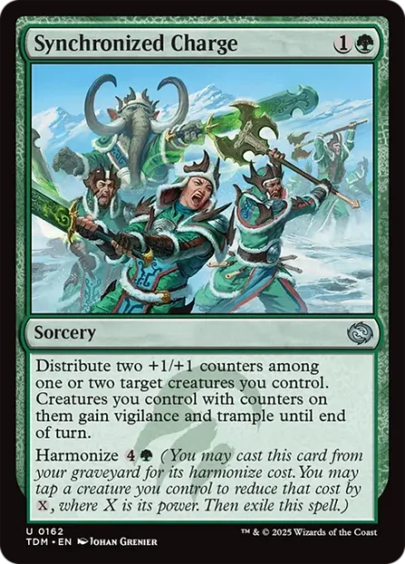 Synchronized Charge, Tarkir: Dragonstorm — Magic: The Gathering card
