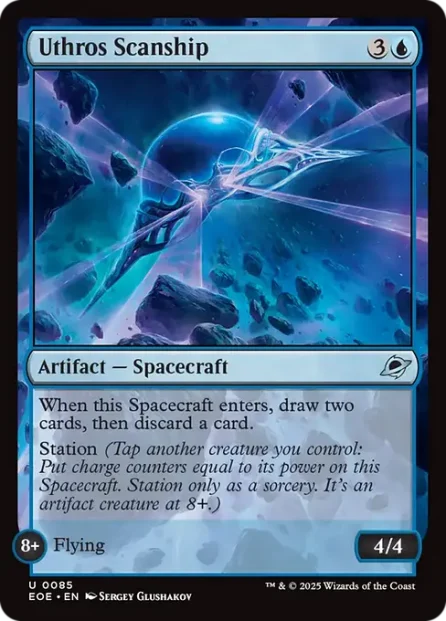 Uthros Scanship, Edge of Eternities — Magic: The Gathering card