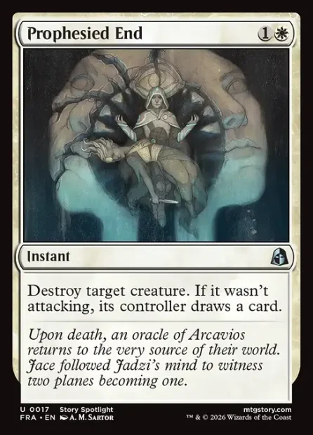 Prophesied End, Reality Fracture — Magic: The Gathering card