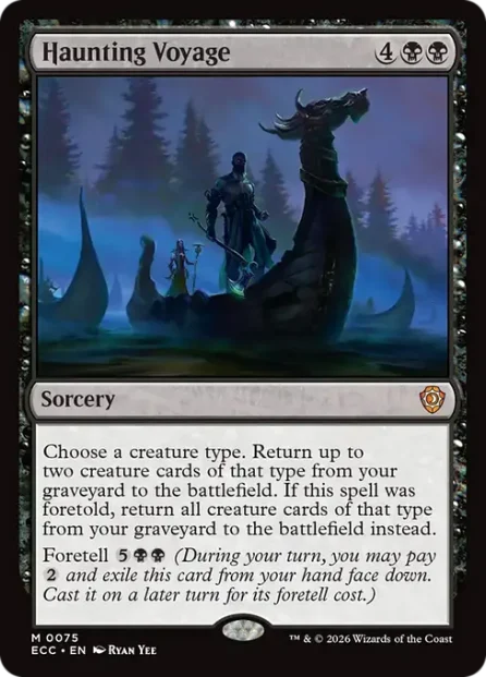 Haunting Voyage, Lorwyn Eclipsed Commander — Magic: The Gathering card