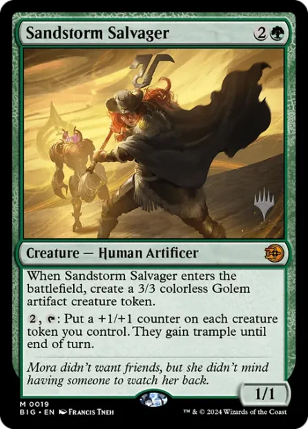 Sandstorm Salvager, The Big Score Promos — Magic: The Gathering card