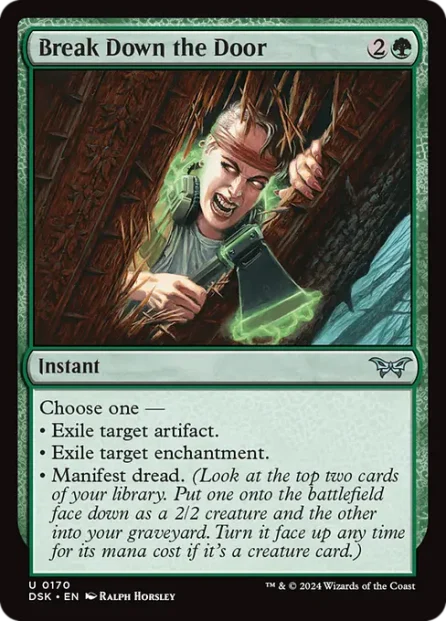 Break Down the Door, Duskmourn: House of Horror — Magic: The Gathering card