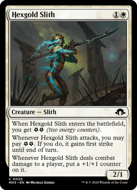 Hexgold Slith, Modern Horizons 3 — Magic: The Gathering card
