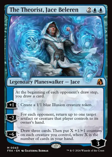 The Theorist, Jace Beleren, Reality Fracture — Magic: The Gathering card