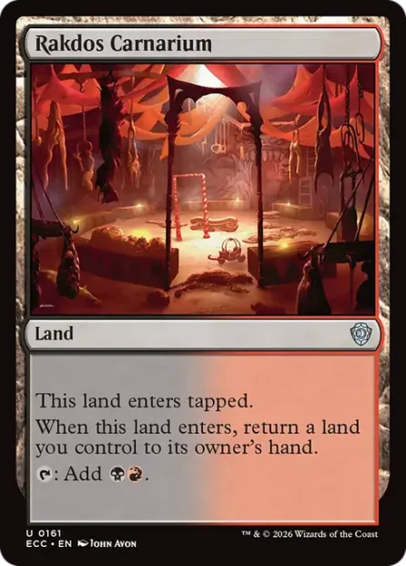 Rakdos Carnarium, Lorwyn Eclipsed Commander — Magic: The Gathering card