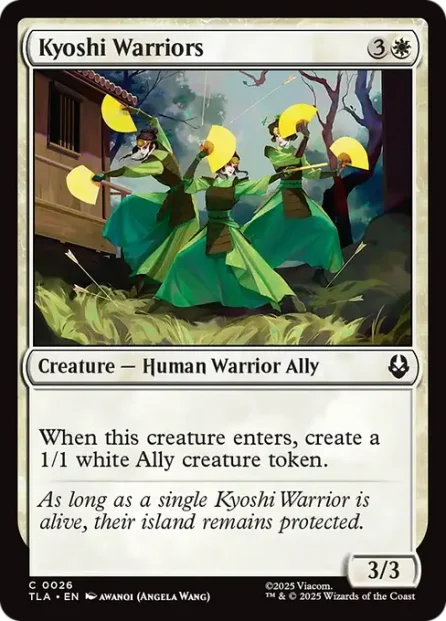 Kyoshi Warriors, Avatar: The Last Airbender — Magic: The Gathering card