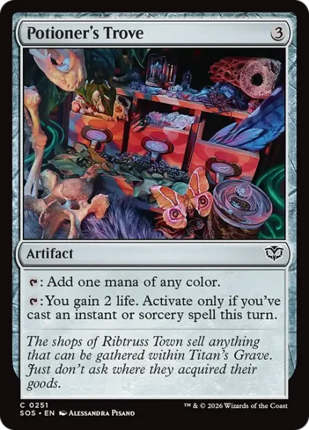 Potioner's Trove, Secrets of Strixhaven — Magic: The Gathering card