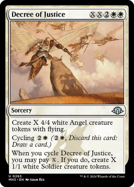 Decree of Justice, Modern Horizons 3 — Magic: The Gathering card