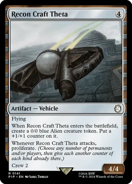 Recon Craft Theta, Fallout — Magic: The Gathering card