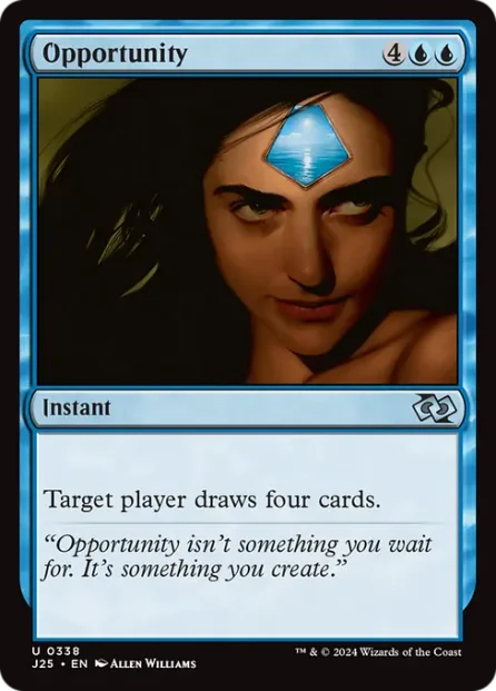 Opportunity, Foundations Jumpstart — Magic: The Gathering card
