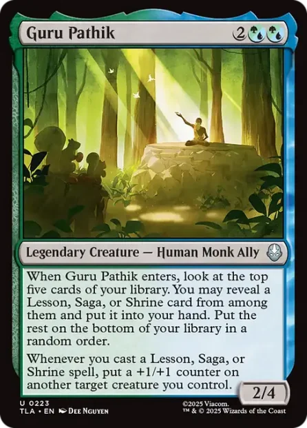 Guru Pathik, Avatar: The Last Airbender — Magic: The Gathering card