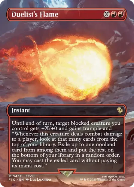 Duelist's Flame, Final Fantasy Commander — Magic: The Gathering card